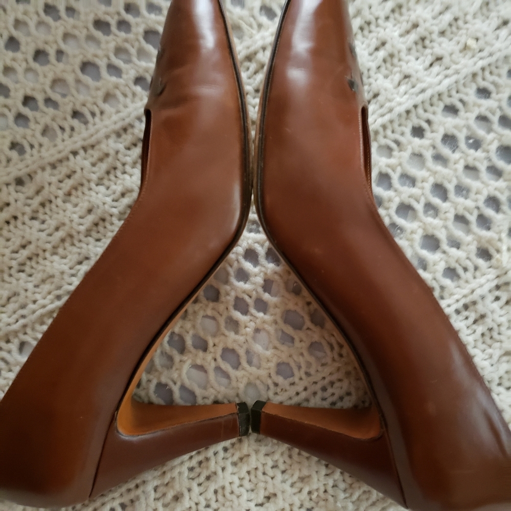 💞VINTAGE 70's AMALFI by RAUGONI BROWN PUMPS💞 - Picture 3 of 8